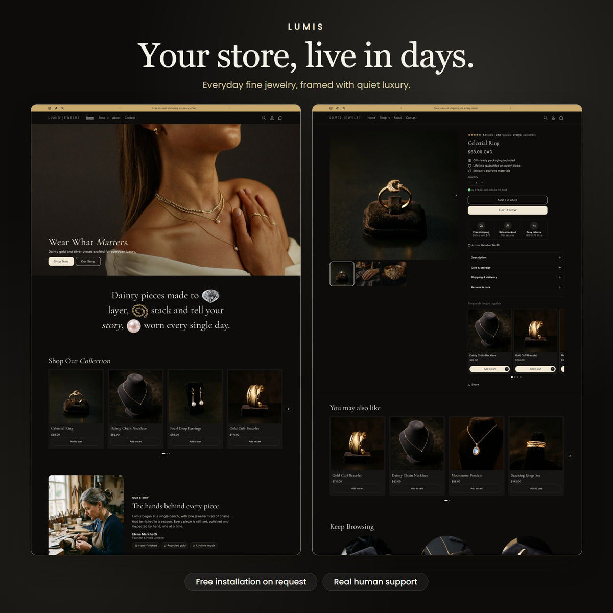 Lumis Shopify theme - slide 11