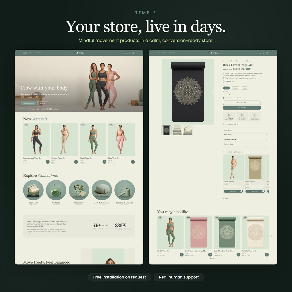 Temple Shopify theme - slide 11