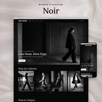 Noir Shopify theme - slide 1