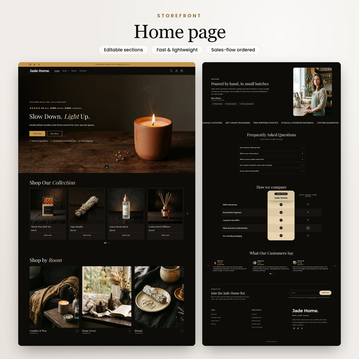 Jade Home Shopify theme - slide 2
