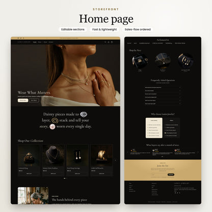 Lumis Shopify theme - slide 2