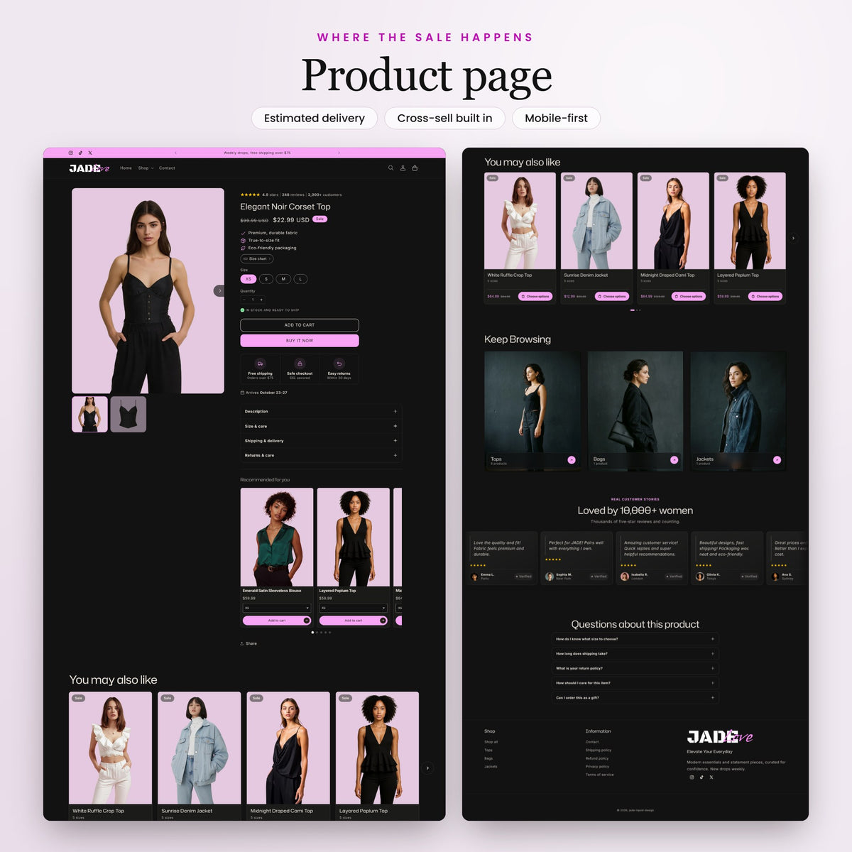 Jade Shopify theme - slide 3