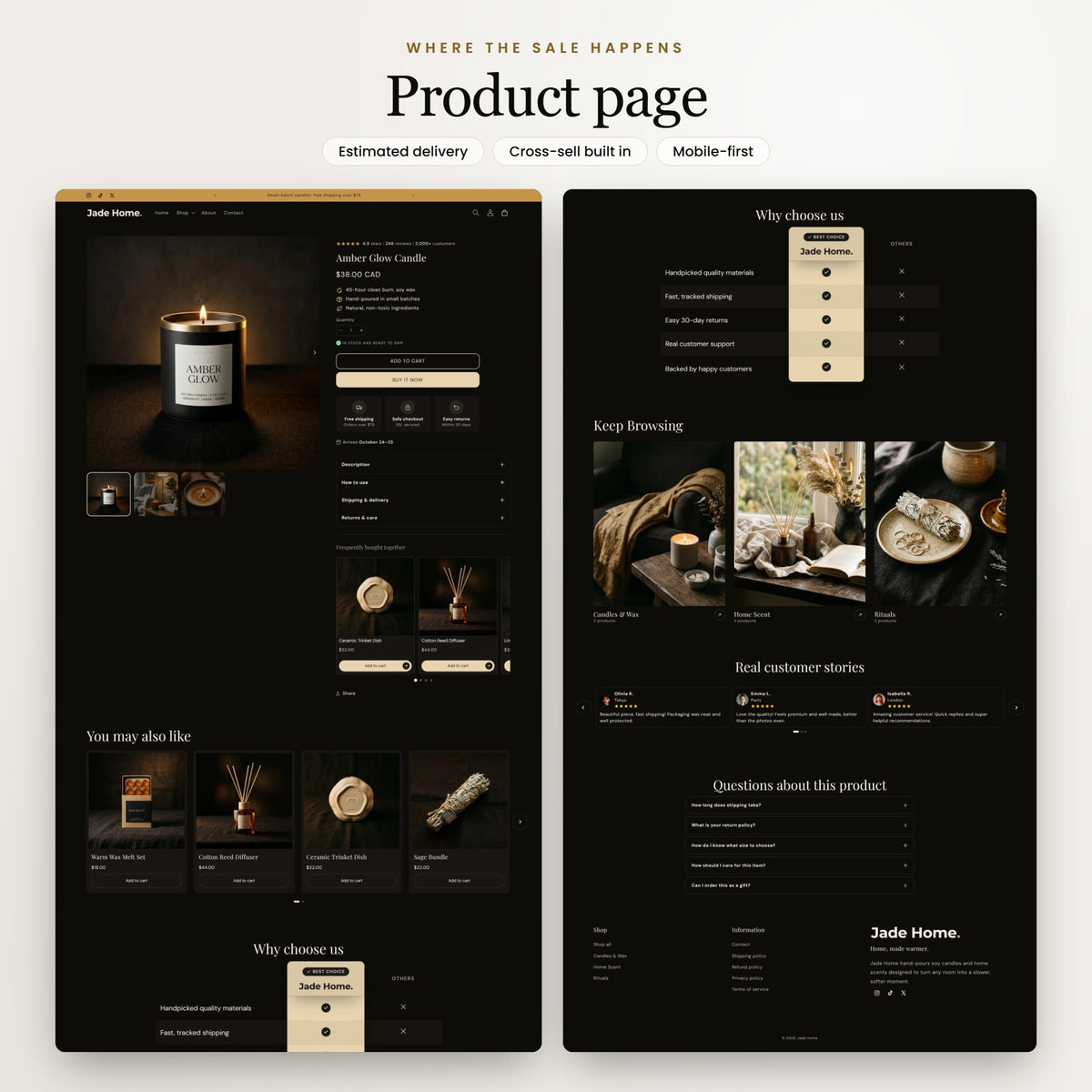 Jade Home Shopify theme - slide 3