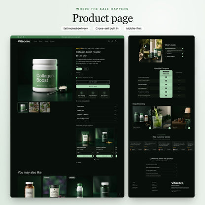 Vitacore Shopify theme - slide 3