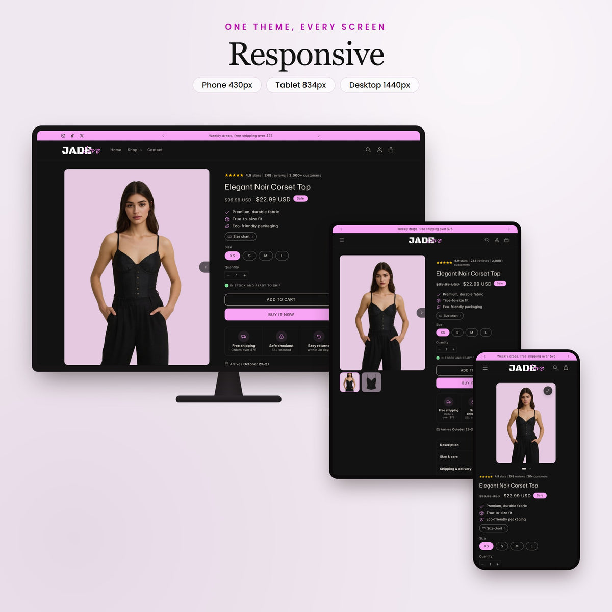 Jade Shopify theme - slide 4