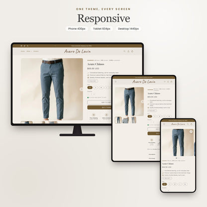 Avaro Shopify theme - slide 4