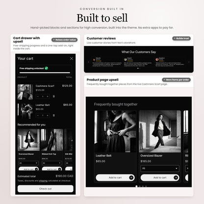 Noir Shopify theme - slide 5