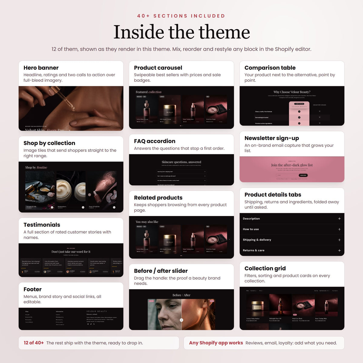 Velour Beauty Shopify theme - slide 6