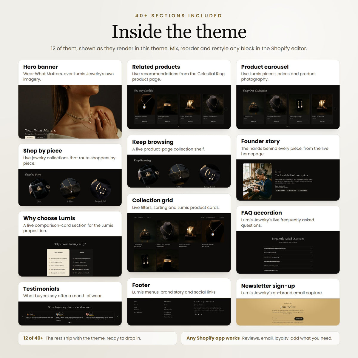 Lumis Shopify theme - slide 6