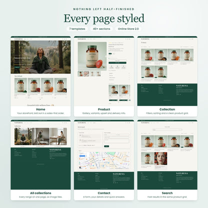 Naturena Shopify theme - slide 7