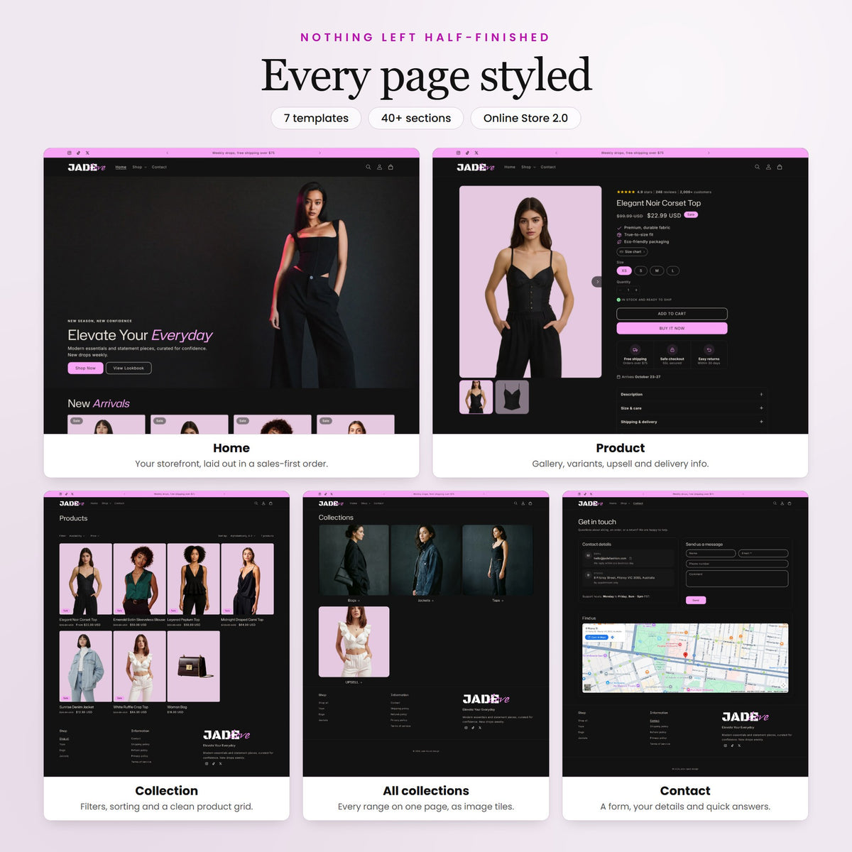 Jade Shopify theme - slide 7