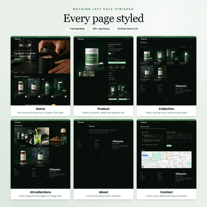 Vitacore Shopify theme - slide 7