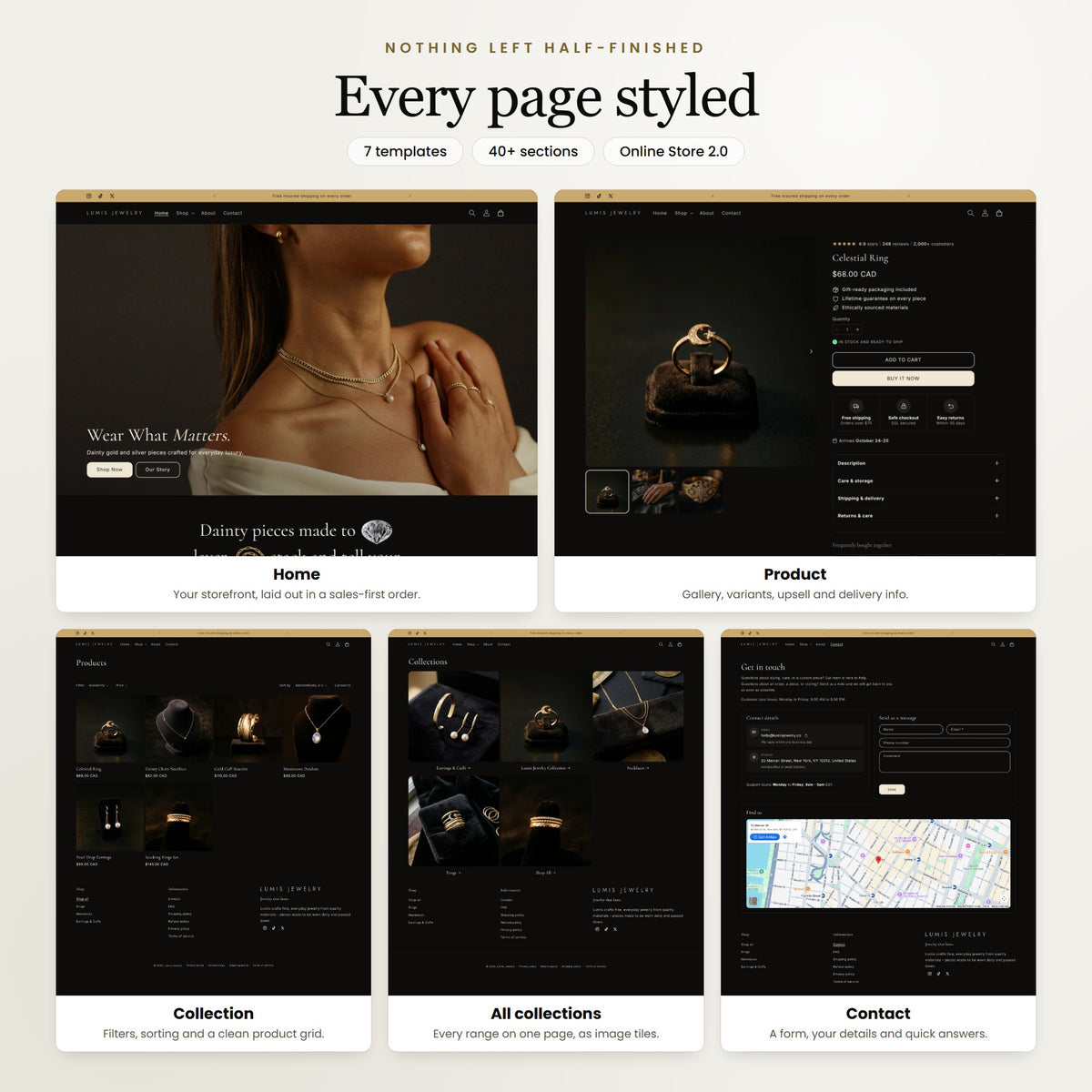 Lumis Shopify theme - slide 7