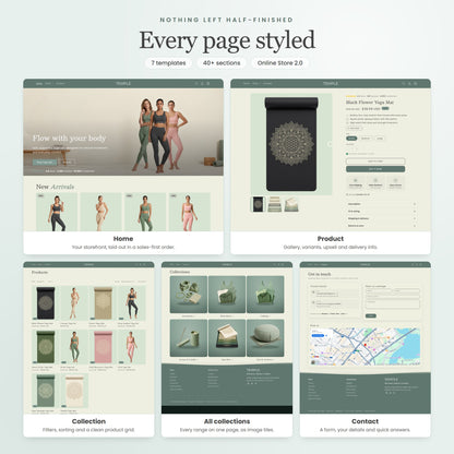 Temple Shopify theme - slide 7
