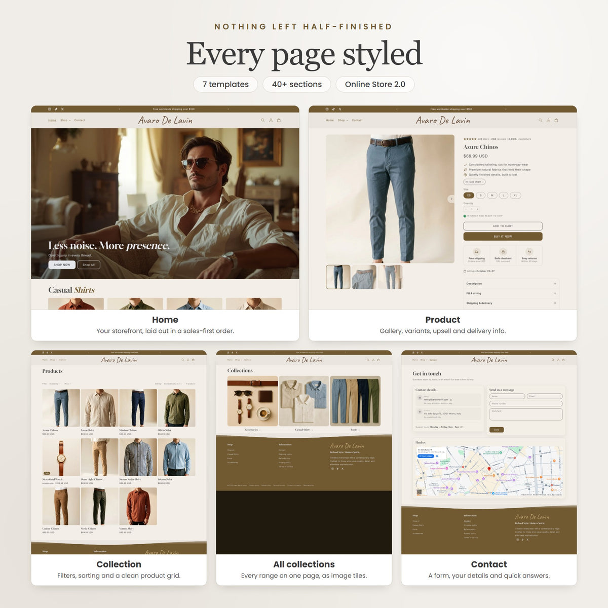 Avaro Shopify theme - slide 7