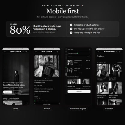 Noir Shopify theme - slide 8