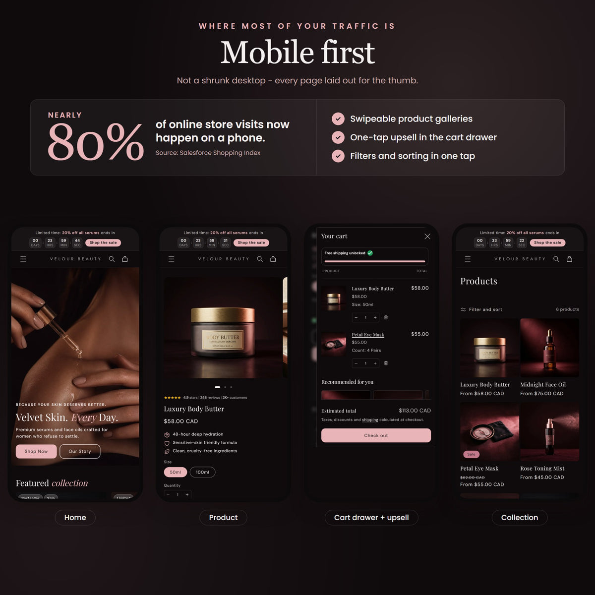 Velour Beauty Shopify theme - slide 8