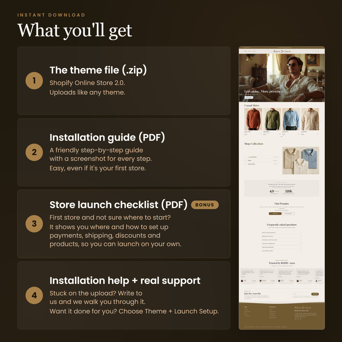 Avaro Shopify theme - slide 9