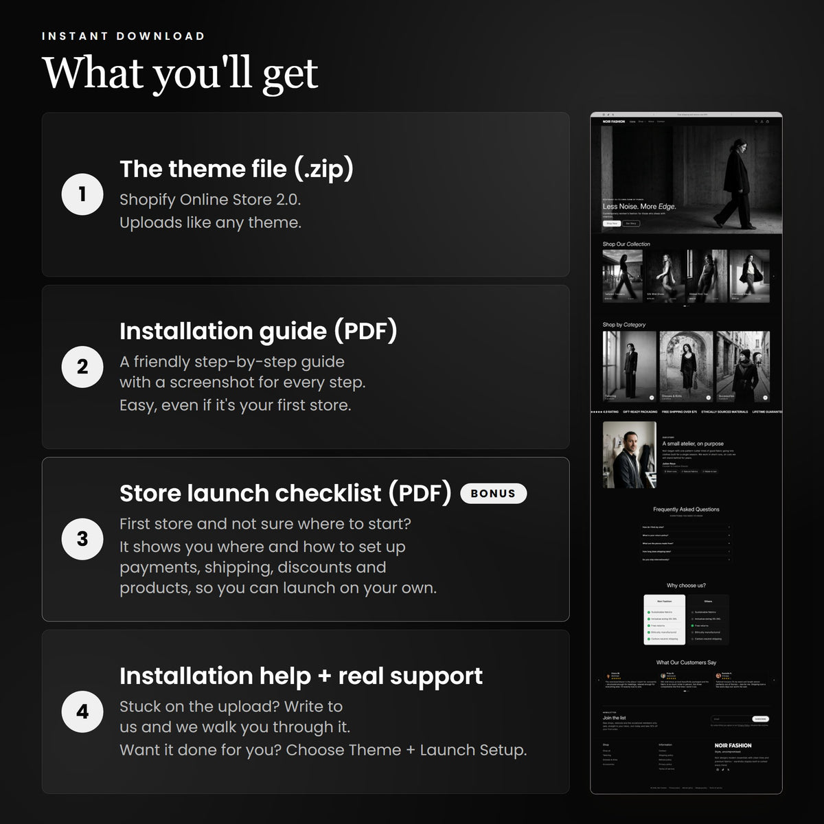 Noir Shopify theme - slide 9