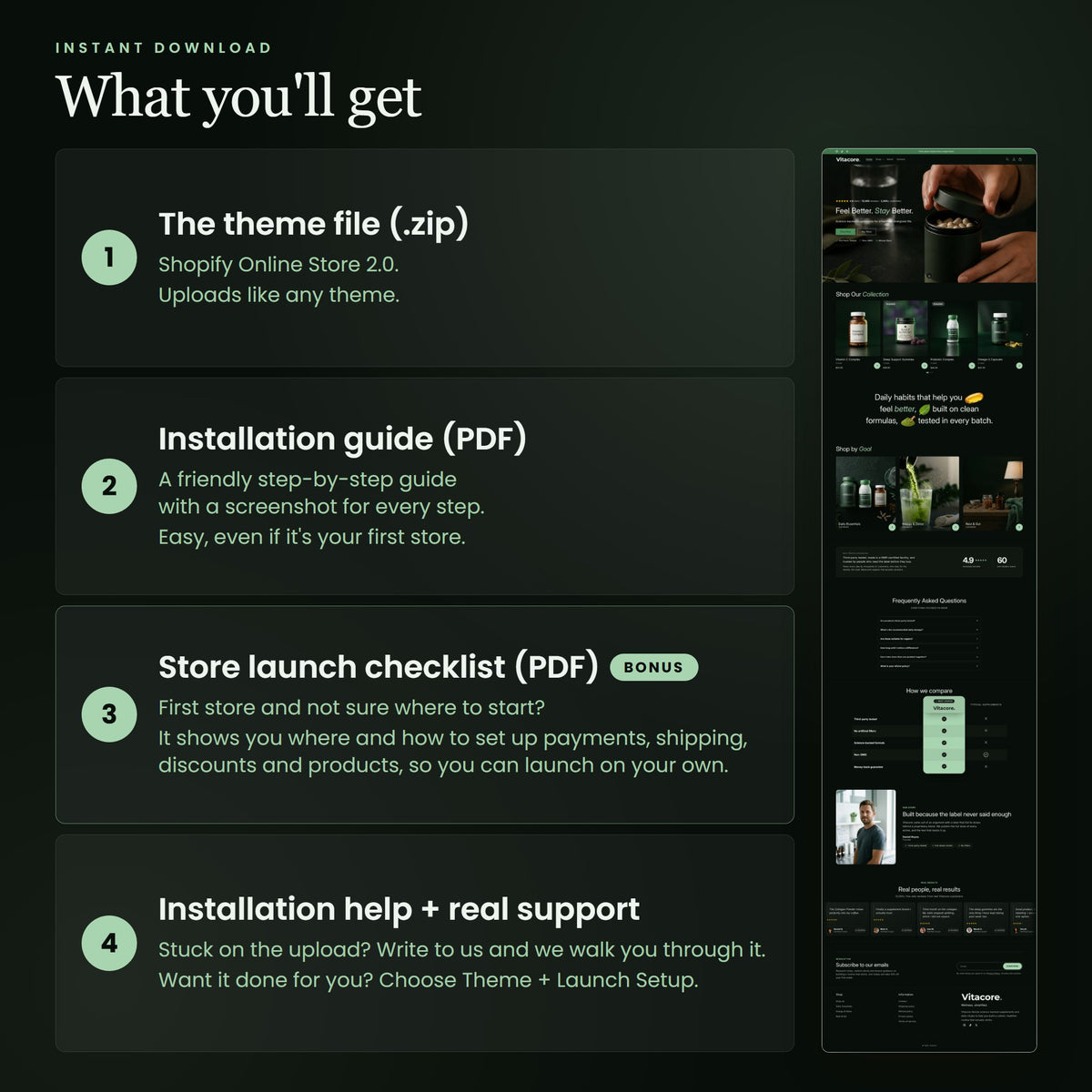 Vitacore Shopify theme - slide 9