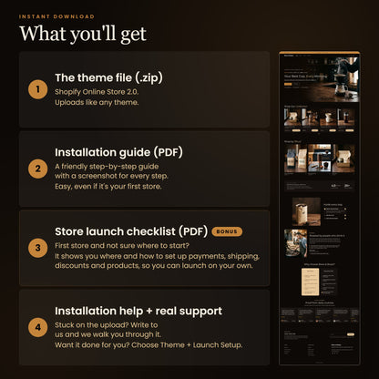 Brew & Roast Shopify theme - slide 9