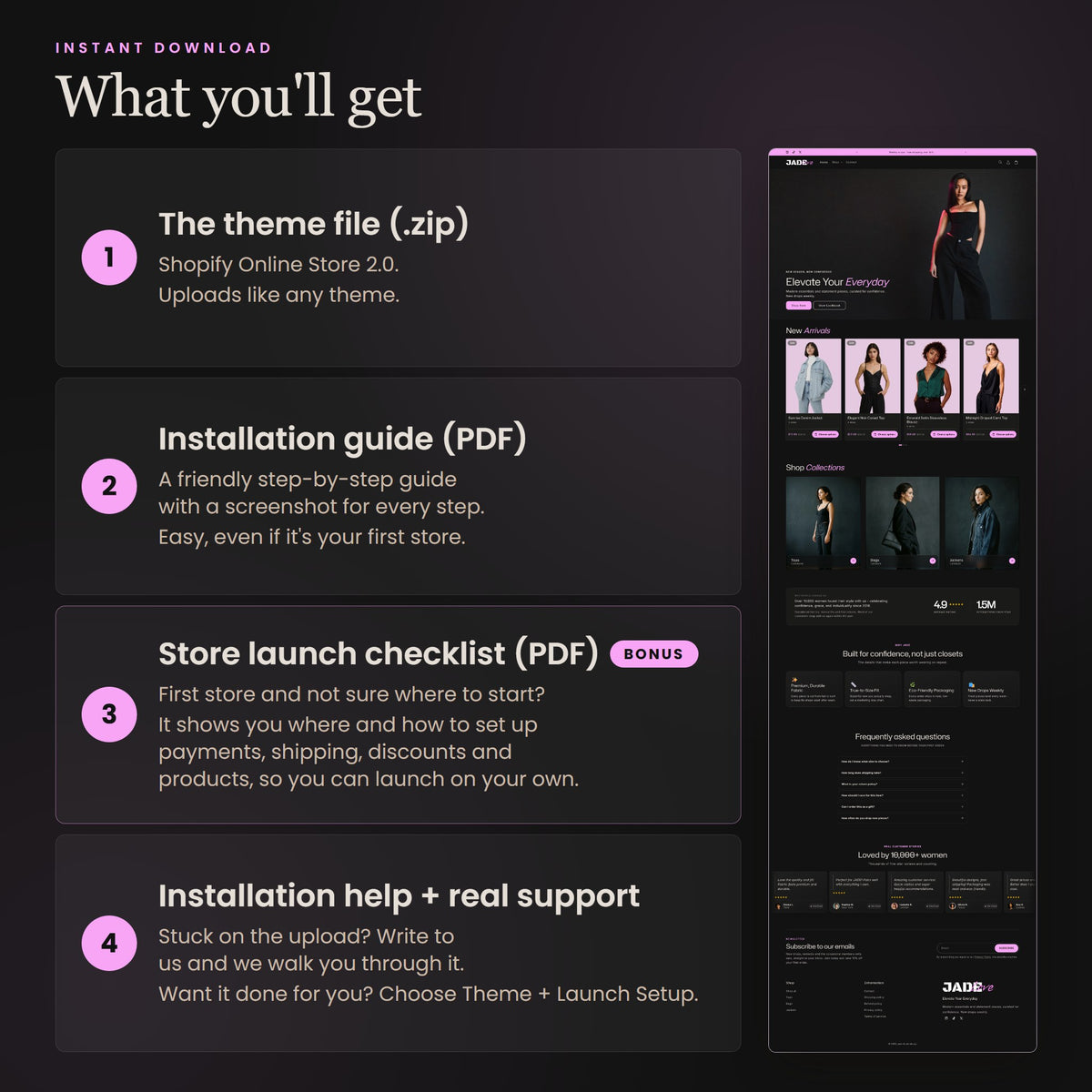 Jade Shopify theme - slide 9