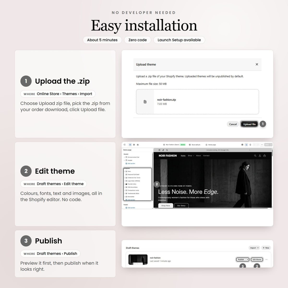 Noir Shopify theme - slide 10
