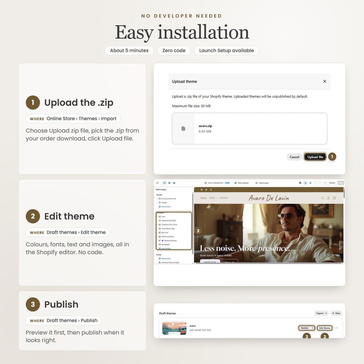 Avaro Shopify theme - slide 10