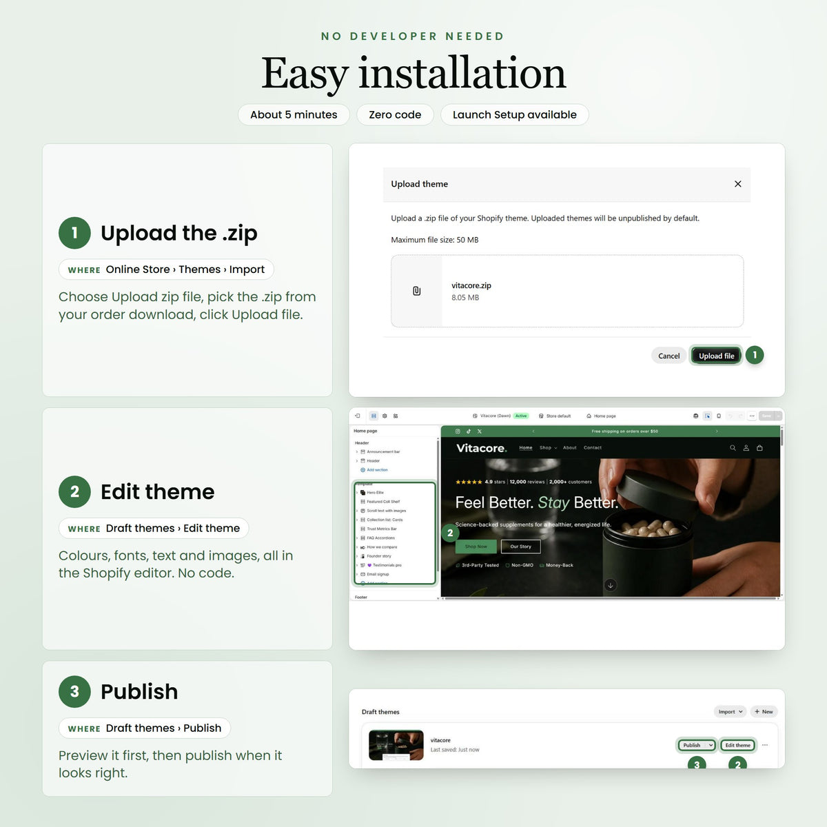 Vitacore Shopify theme - slide 10