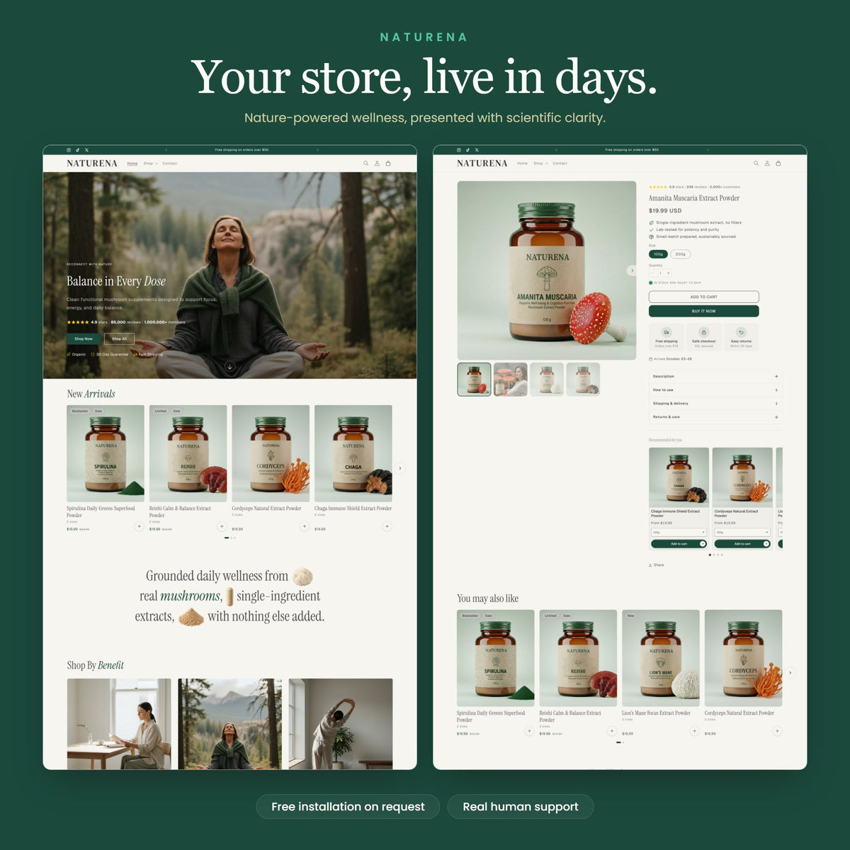Naturena Shopify theme - slide 11