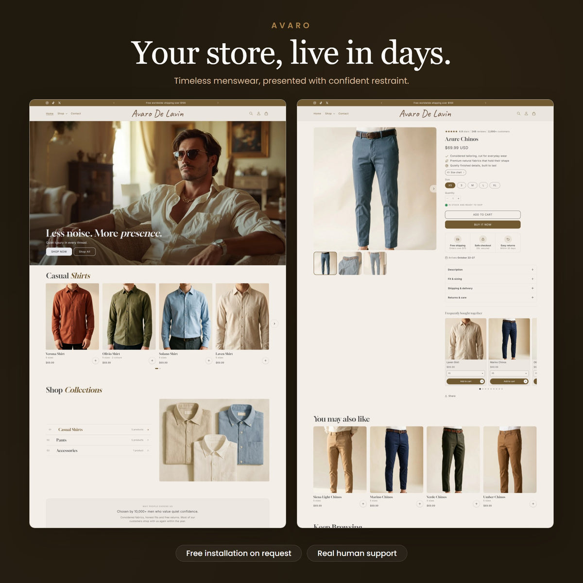 Avaro Shopify theme - slide 11